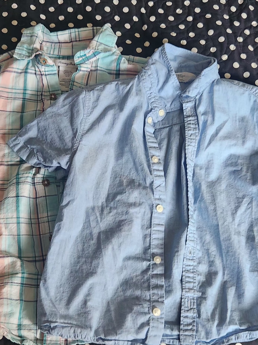 2 Short-Sleeve Button-Down Shirt